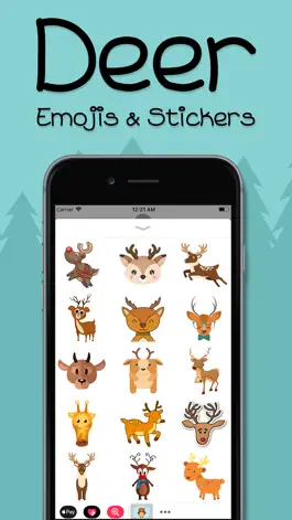 Game screenshot Deer Emoji Stickers hack