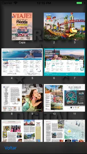 Captura de pantalla de Viaje Mais Revista en iPhone 3
