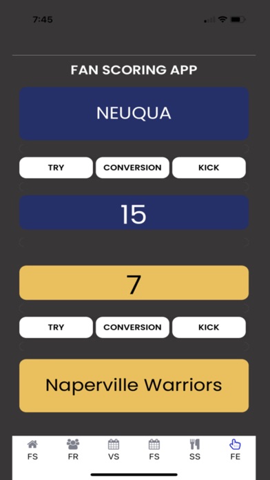 Neuqua Wildcats Rugby Fan App Screenshot
