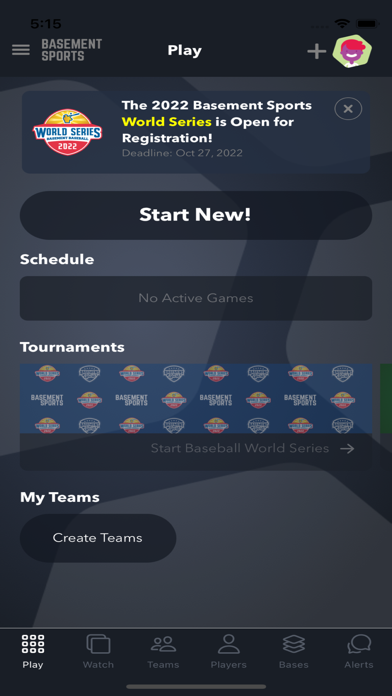 Basement Sports Screenshot