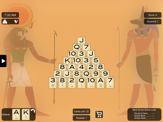 Screenshot #4 pour Pyramid Solitaire Lite