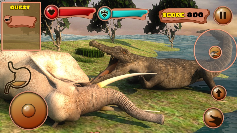 #3. Crocodile Simulator Game 2022 (iOS) 由: Five River Solutions Private Limited