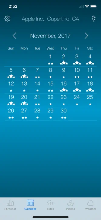 Fishing & Hunting Solunar Time: Screenshot 3 von 5
