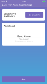 Anti Theft & Battery Alarm screenshot