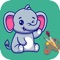 Icon Animal Coloring Book Games App