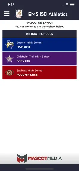 Game screenshot EMS ISD Athletics apk