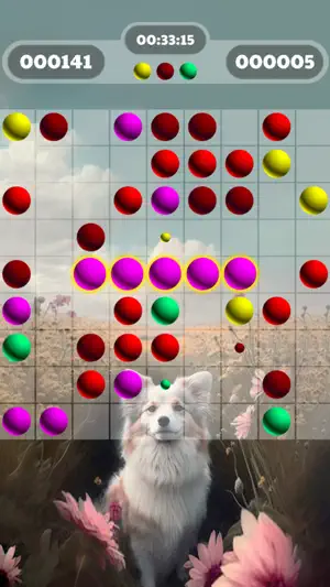 Lines 98: Color Ball Puzzle screenshot 2