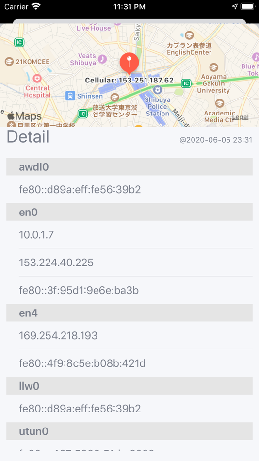 #2. IP Address Bookmark. (iOS) 由: Reiji Kobayashi