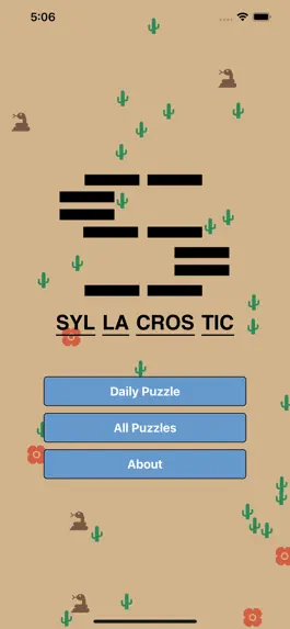 Game screenshot Syllacrostic hack