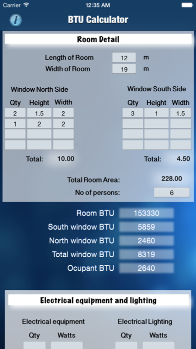 Screenshot #2 pour BTU Calculator -  Data Centers