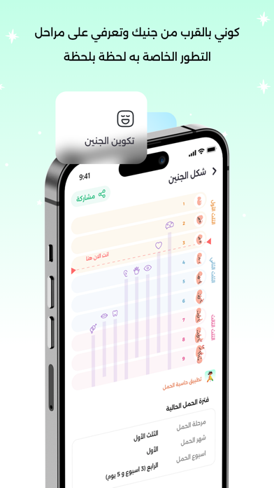 حساب الحمل - موعد الولادة Screenshot