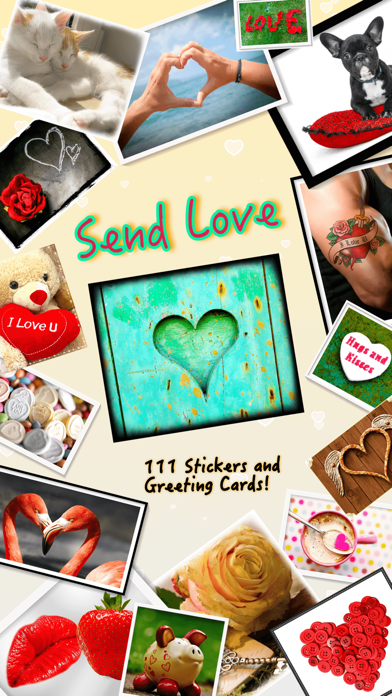 愛を送る • シールやグリーティング カードのおすすめ画像1