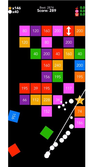 Screenshot #9 for Falling Bricks