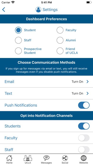 Screenshot #3 pour UCLA Mobile