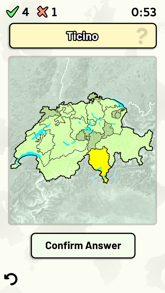 #1. Swiss Canton Quiz (iOS) Με: Atlas Educational Software