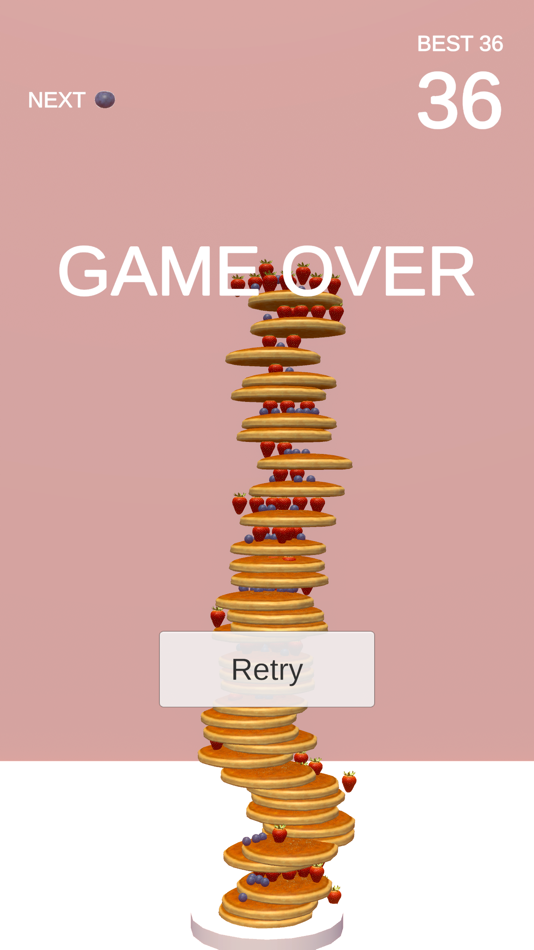 #5. Stack Pancake 3D (iOS) 来自: Codepaint Inc.