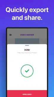 video merger □ combine videos iphone screenshot 4