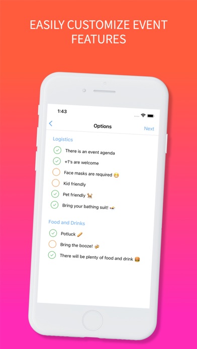 Feztival: Party Planning App Screenshot