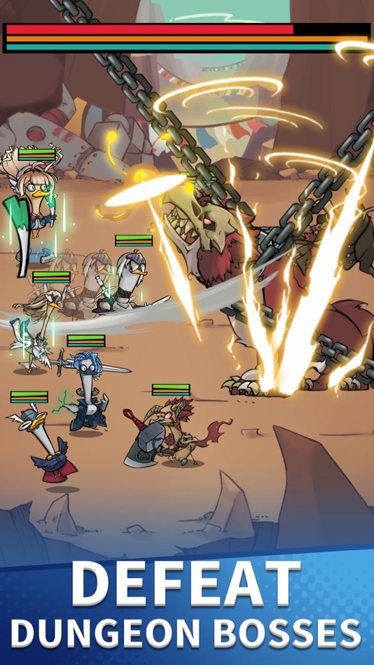 #3. Merge Duck 2: Turn Based RPG (iOS) โดย: OneMore Technology (Shanghai) Co., Ltd.