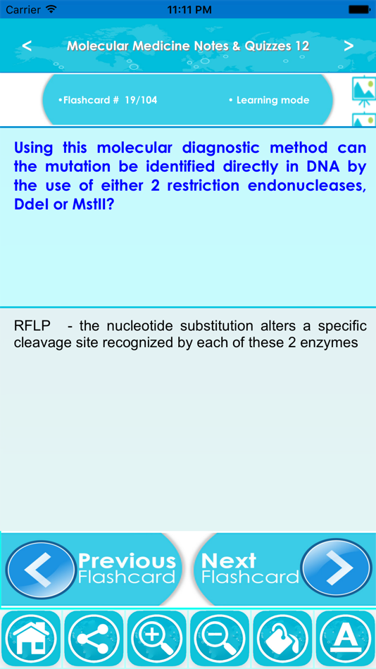 #5. Molecular Medicine Exam Review (iOS) By: Tourkia CHIHI