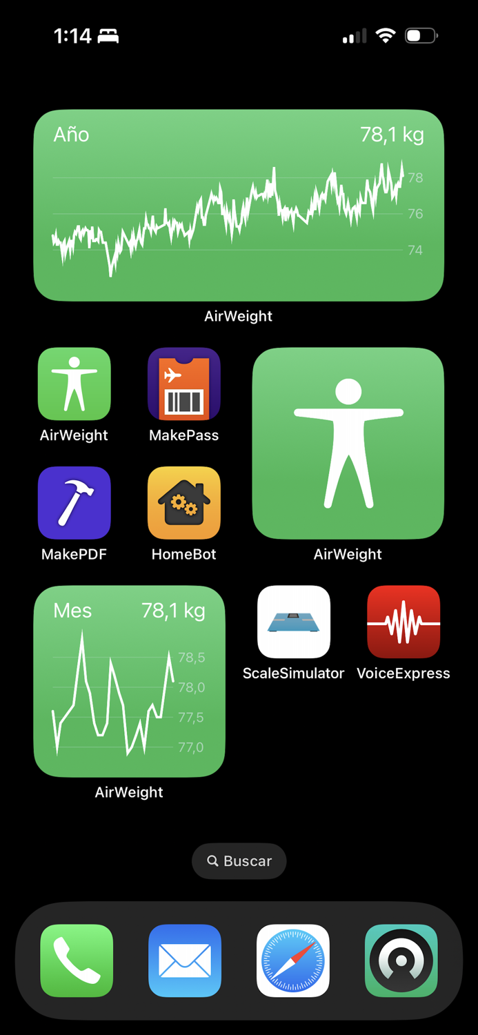 AirWeight for Bluetooth Scales