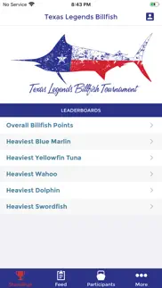 texas legends billfish iphone screenshot 1