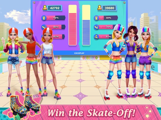 Roller Skating Girls iPad app afbeelding 5