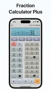 fraction calculator plus #1 iphone screenshot 1