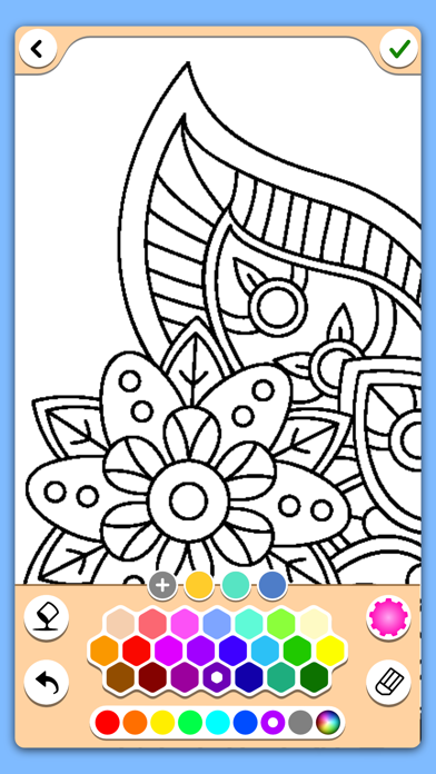 Mandala Coloring Pages Game Screenshot