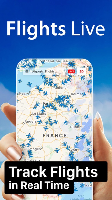 Screenshot #1 pour Flight Tracker 24: Live Radar