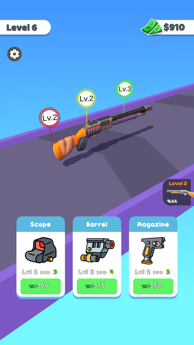 Gun Builder Run! Screenshot