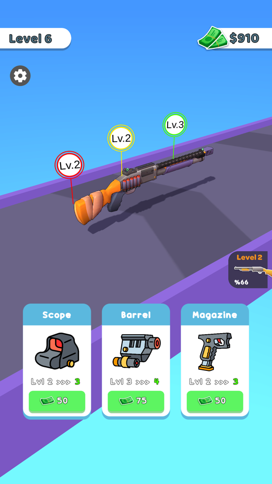 #2. Gun Builder Run! (iOS) Podle: Ozan Kasikci