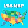 USA Map: Kids Geography Games icon