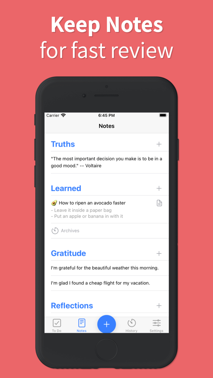 Motidayt Habits Tasks Goals