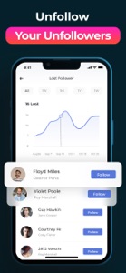 Followers Insights tracker screenshot #2 for iPhone