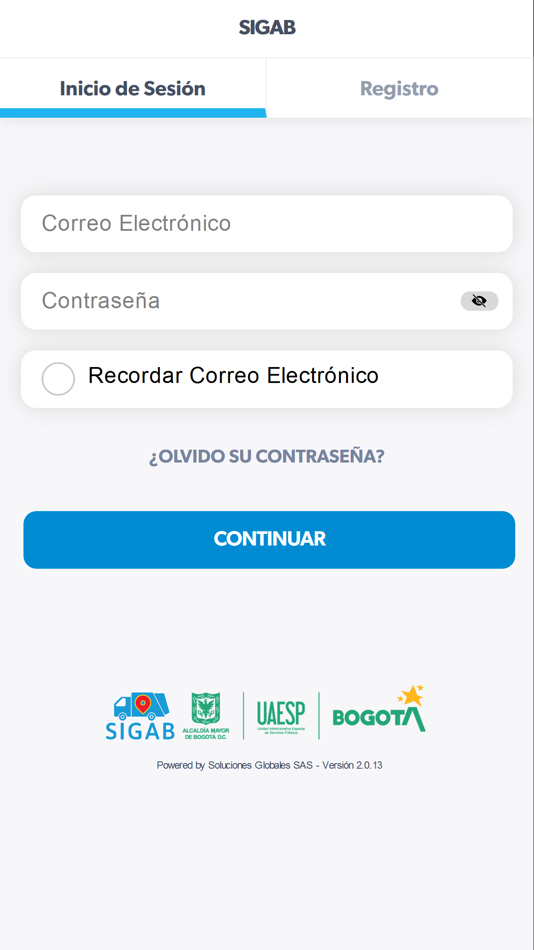#1. SIGAB Ciudadano (iOS) By: Proceraseo SIGAB
