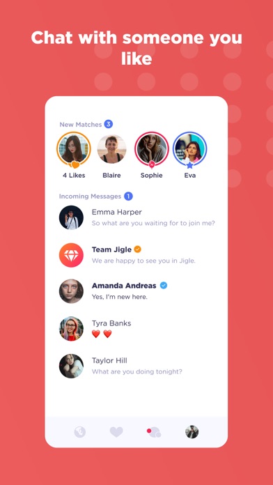 Jigle: Dating, Chat New People Screenshot