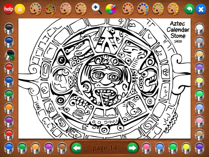 World History Coloring Book
