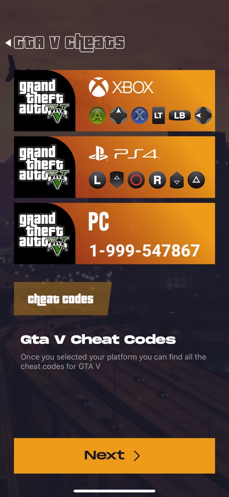 CHEAT CODES FOR GTA 5 (2022) - Reference App | MWM