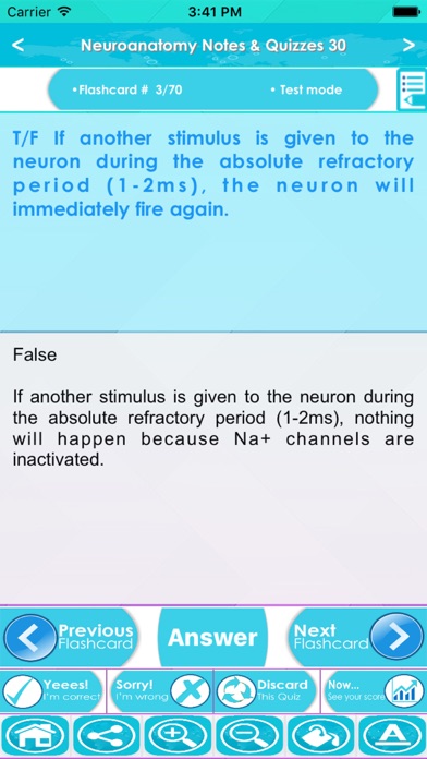 Neuroanatomy Exam Review  :Q&A Screenshot