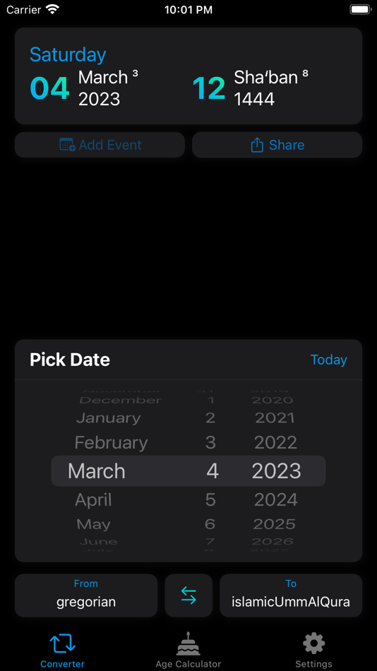 #4. Date Converter: All Calendars (iOS) 由: Fahad Alrashidi