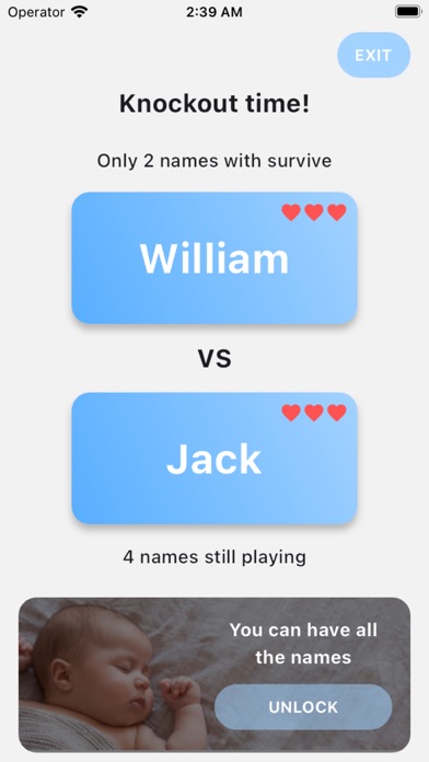 Baby Name - AI Celebrities Screenshot