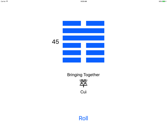 Screenshot #6 pour iChing roller