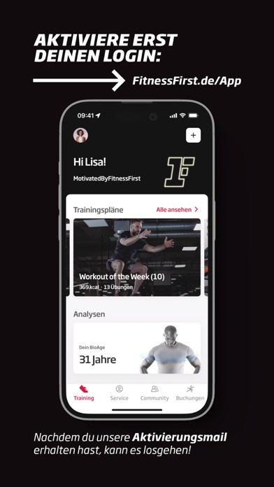 Fitness First Germany Screenshot