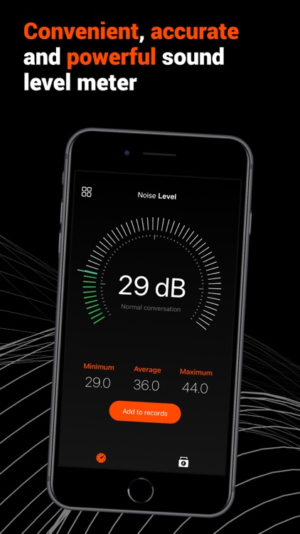 Noise Level: dB tracker