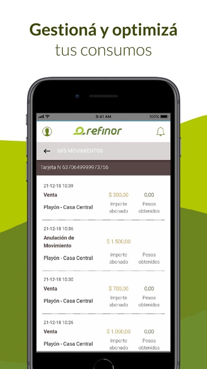 Refinor - Tarjeta Encuentro