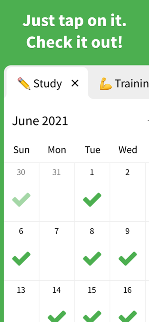 Check Calendar - Habit Tracker 스크린샷