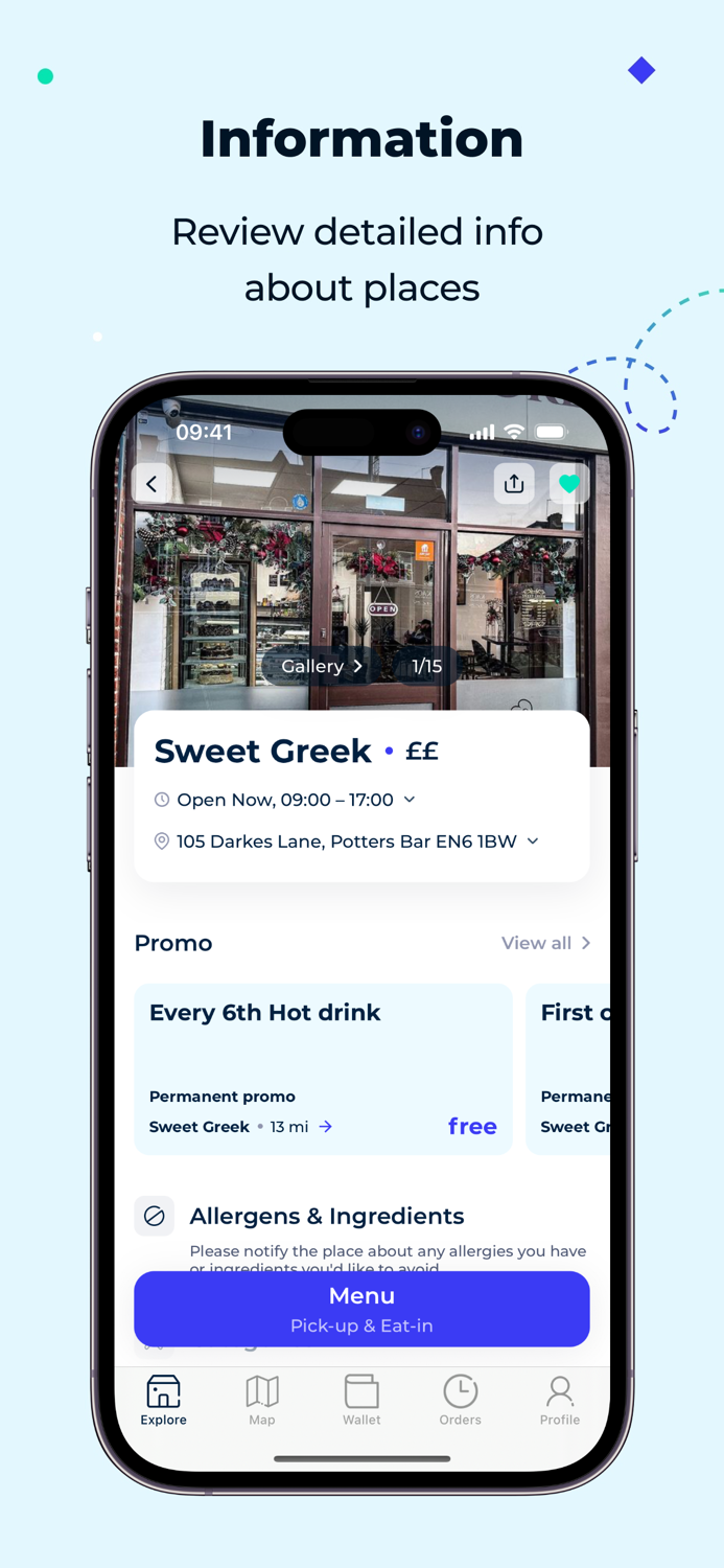 Places App – Eat and Drink