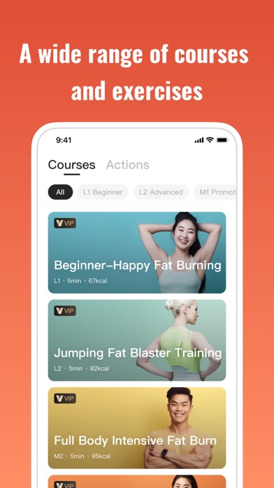 JustFive: Easy Workout & Fit Screenshot