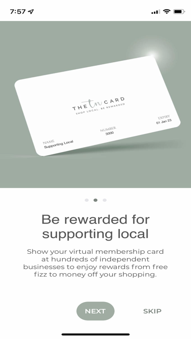 The TN card Screenshot